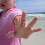 sandy hand
