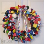 balloon birthday wreath