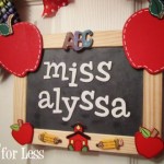 chalkboard close teacher wreath