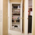 organized linen closet