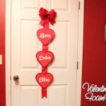 family name foam hearts