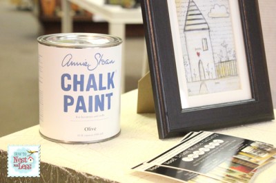 chalk paint detail