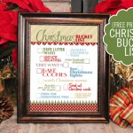 christmas bucket list printable
