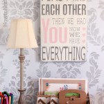 painted typography sign