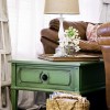 green end table makeover