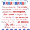 summer bucket list