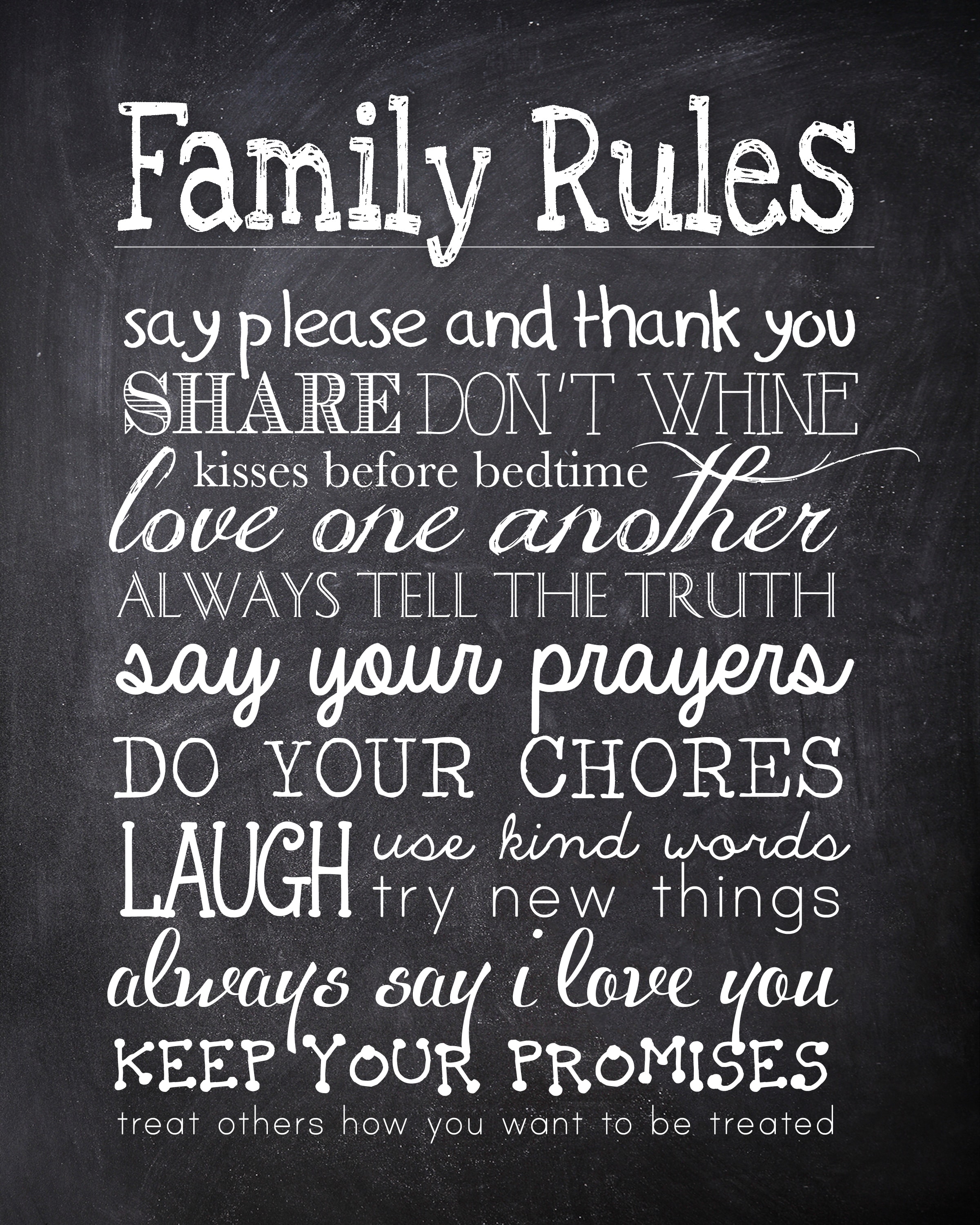 family rules clipart - photo #25