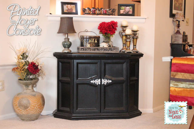 Painted Storage Chest for Entryway