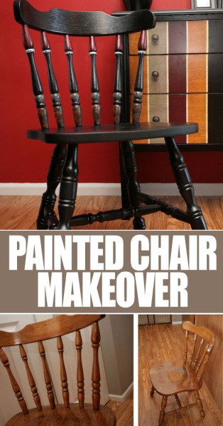 painted chair makeover