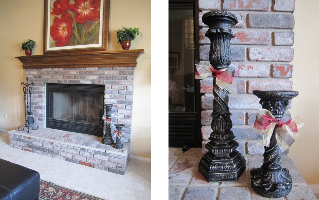 Easy Paint Job: Candlesticks for my Hearth