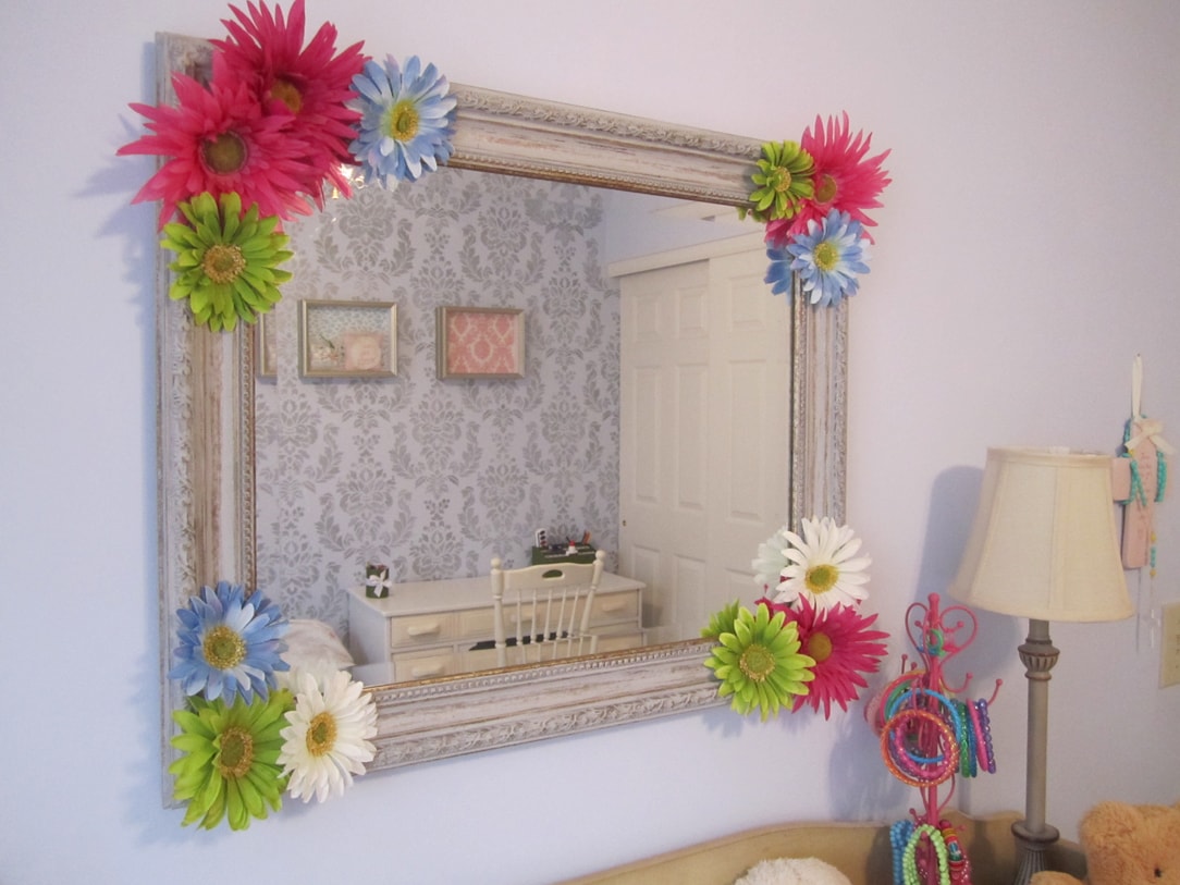 Embellished Mirror for Daughter’s Room