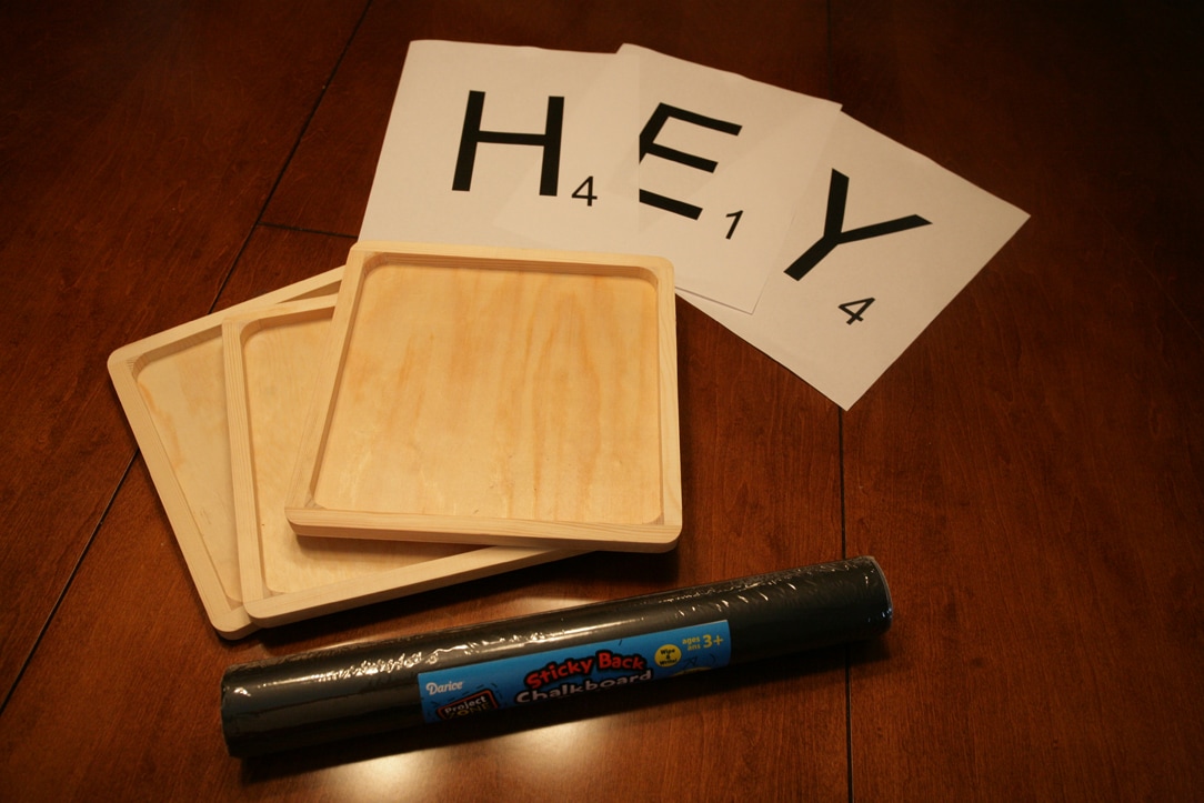 Cool Craft: Scrabble Name Tiles - How to Nest for Less™