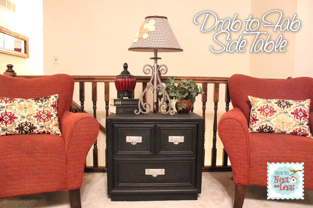 From Drab to Fab: New Side Table