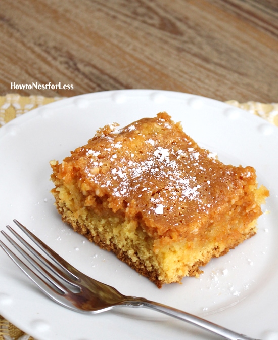 Mango Gooey Cake - Around My Family Table