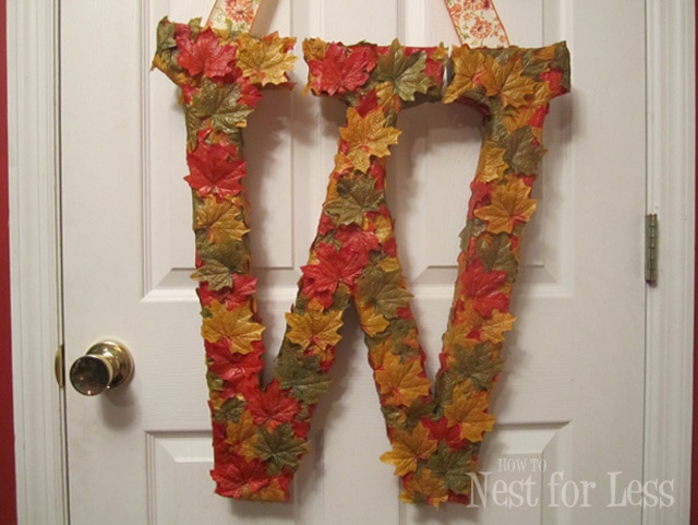 Fall in Love: Autumn Door Monogram