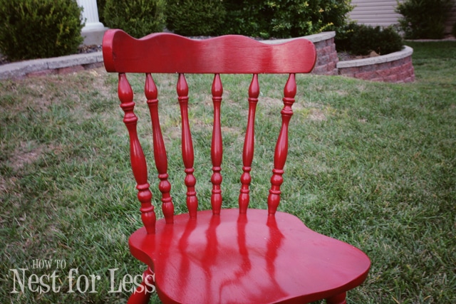 Seeing Red: Quick Change to an Everyday Chair