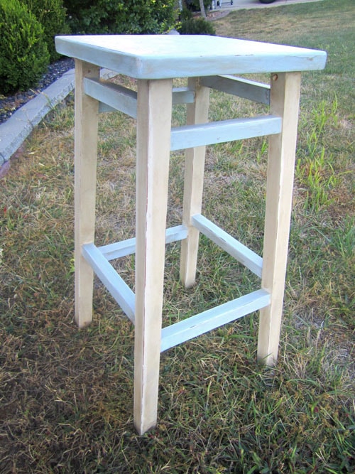 stool complete chalk paint How to Nest for Less™