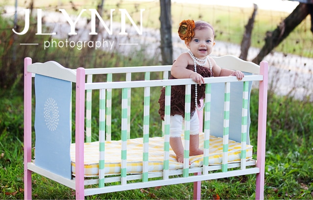 Painting crib with chalk store paint