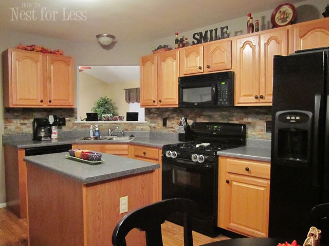 Stone Kitchen Backsplash How To Nest For Less