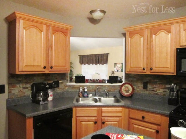 Mini Makeover: Crown Molding on My Kitchen Cabinets - How ...