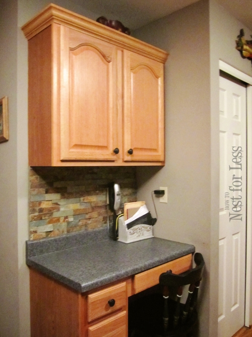 Mini Makeover Crown Molding on My Kitchen Cabinets How 