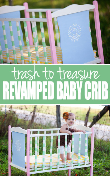 old baby crib makeover