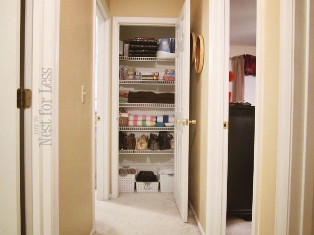 Clean House: Organizing My Hall Linen Closet