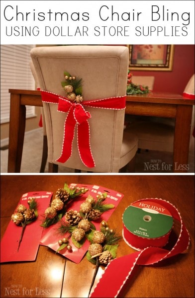 christmas chair decor