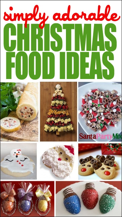 Simply adorable Christmas food ideas.