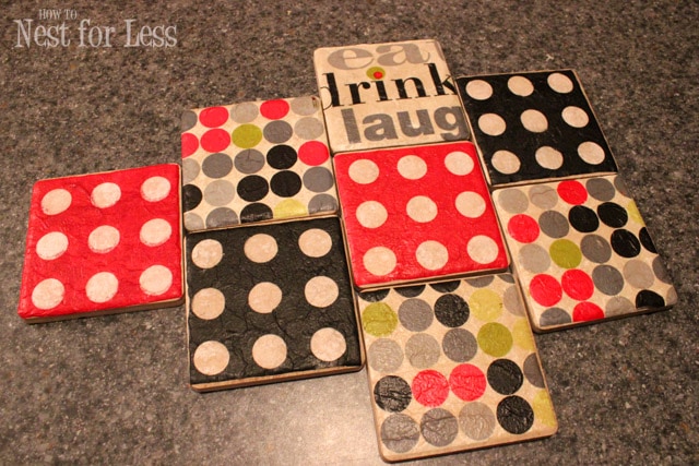 How to Make Coasters out of Ceramic Tiles and Napkins, Easy DIY Home Decor  Craft - Joyfully Treasured