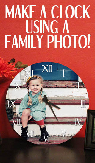 family-photograph-clock