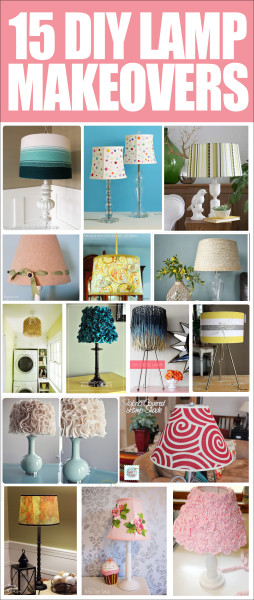 15 LAMP MAKEOVER IDEAS