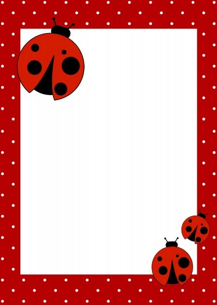 ladybug birthday invitation printables themed