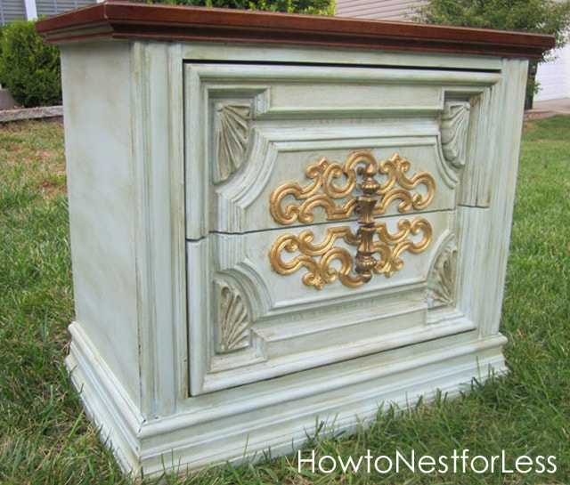 Blast from the Past: Duck Egg Blue Accent Table