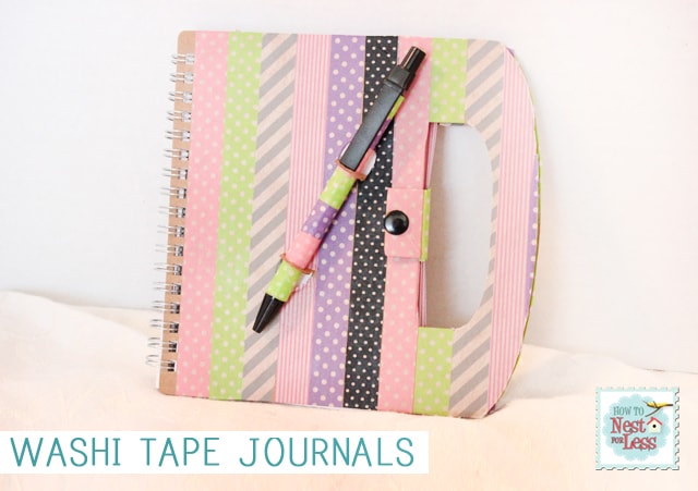 Washi Tape Journals - How to Nest for Lessâ„¢