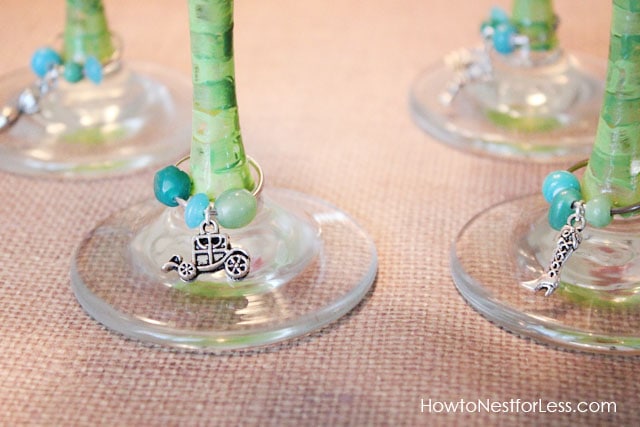 Handmade Wine Glass Charms And Labels