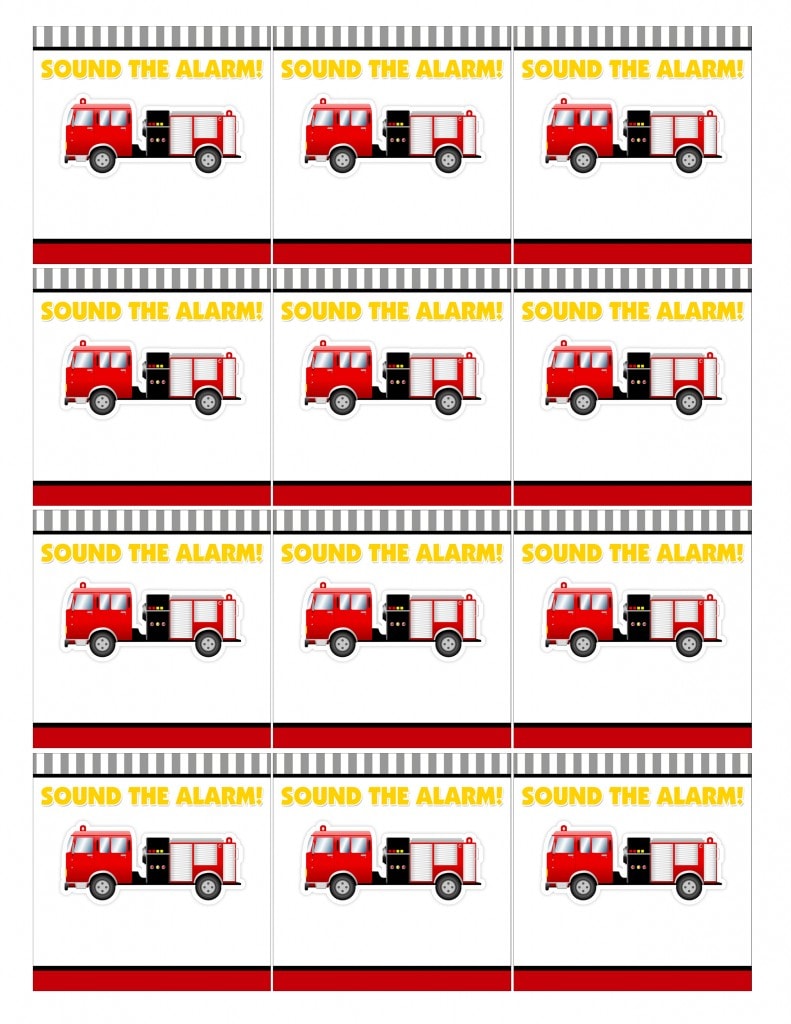 Fire Truck Birthday Party with FREE Printables - How to Nest for Less™