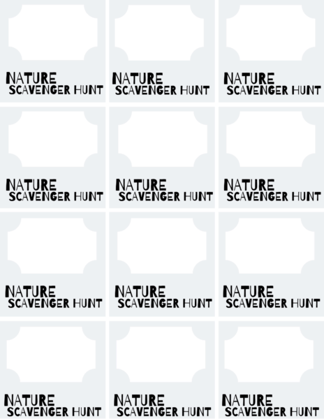 Nature Scavenger Hunt For The Kids Free Printable How To Nest For Less