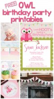 Owl Birthday Party with FREE Printables - How to Nest for Less™