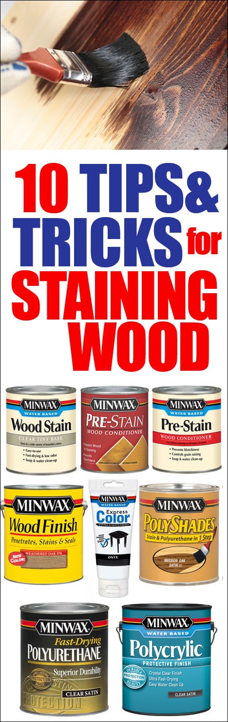 TIPS AND TRICKS FOR STANING WOOD poster.