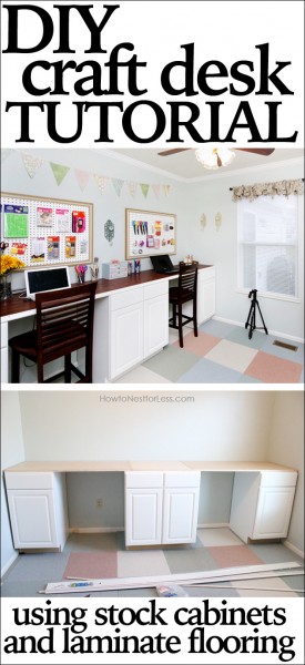 Craft Room Desk Tutorial - How to Nest for Less™