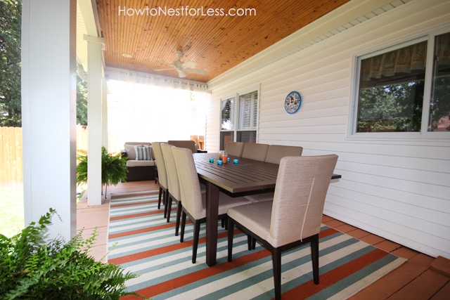 Backyard Porch Makeover