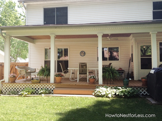 Backyard porches patios