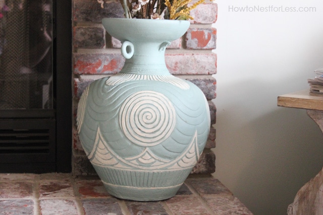 Upcycle It: Painted Large Ceramic Vase