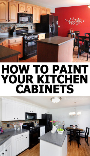 How to Paint Your Kitchen Cabinets - How to Nest for Less™