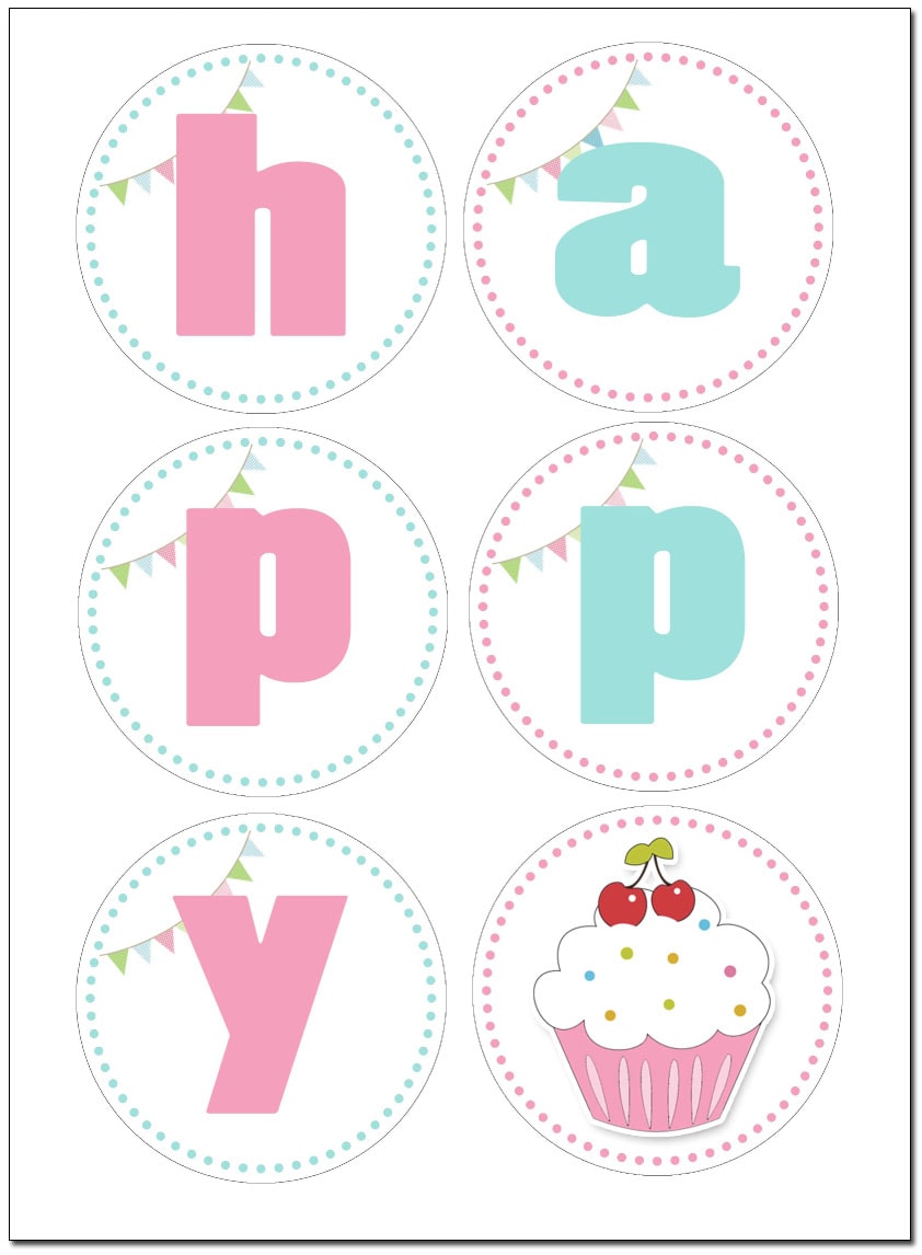 Cupcake Birthday  Party  with FREE Printables  How to Nest 