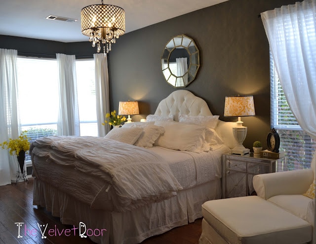 Pictures Of Bedroom Makeovers : Contemporary Master Bedroom Makeover | HGTV - Check out these tips and ideas to make your bed the focal point for your master bedroom.