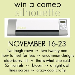 Silhouette Cameo GIVEAWAY!
