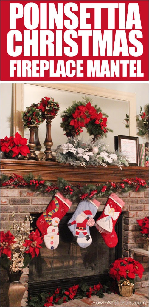 christmas-fireplace-mantel-poinsettia