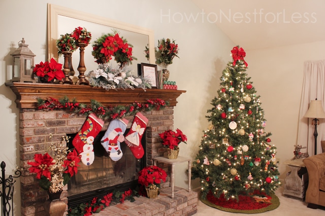 Our Christmas Mantel - How to Nest for Less™